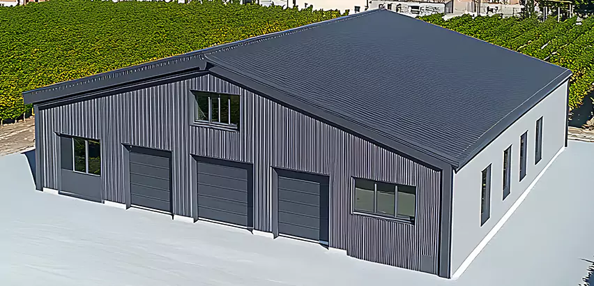 Corrugated Garage Roof Repair in Everett