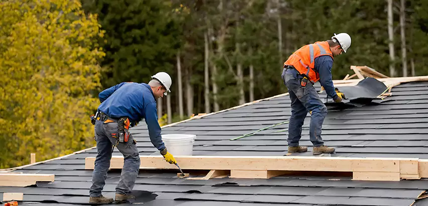 Garage Felt Roof Replacement in Everett