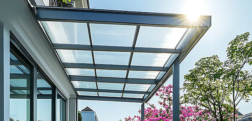 Glass Patio Roof Installation in Everett