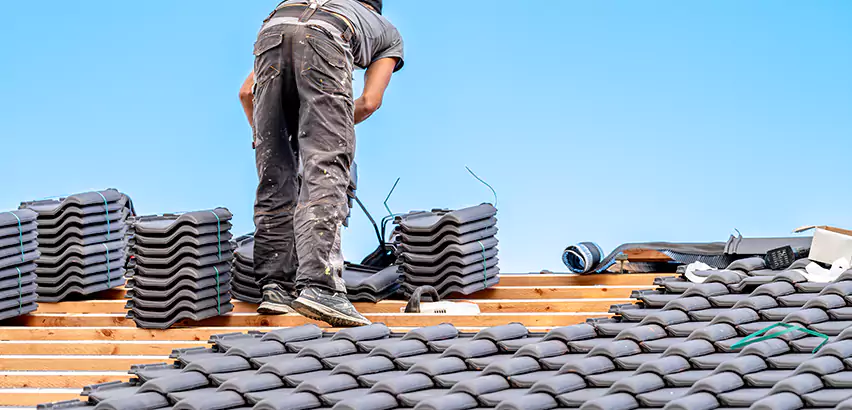 Replacing Tile Roof Underlayment in Everett
