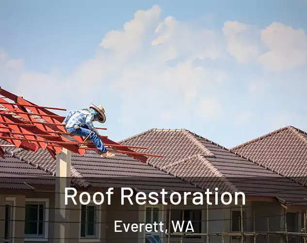  Roof Restoration Everett, WA